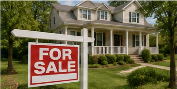 Alt text: Pennsylvania family home listed for sale during divorce while spouses work through property and equity division.