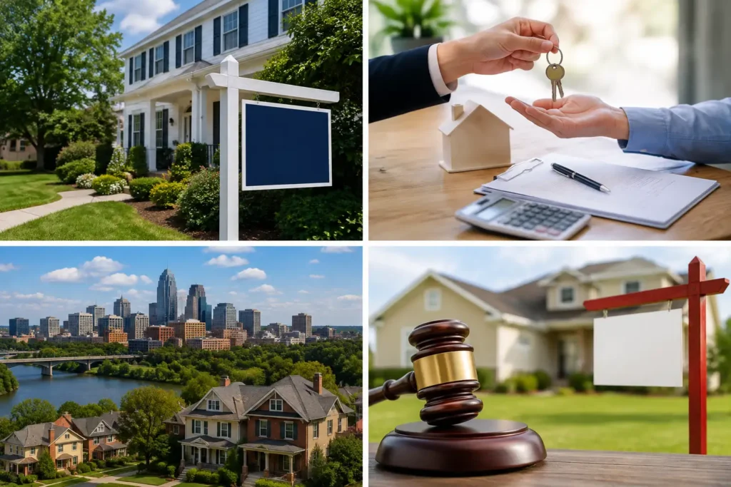 Utah landlord and tenant meeting with a real estate professional while preparing to sell an occupied rental property.
